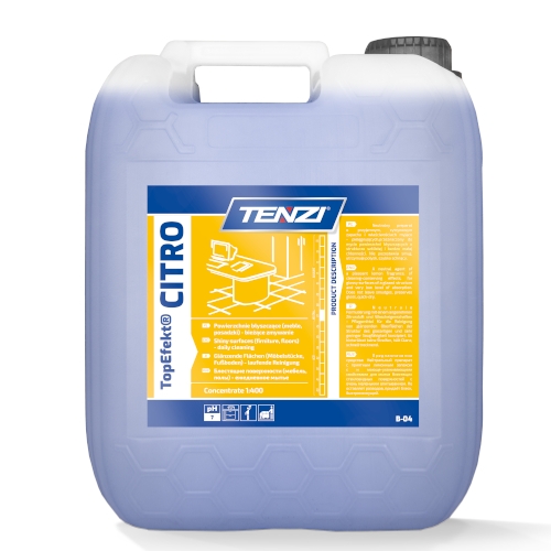 TENZI - TopEfekt CITRO 10l - Bieżące mycie powierzchni błyszczących