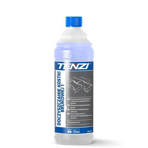 TENZI - Doczyszczanie kostki brukowej 1 1l - Doczyszczanie kostki brukowej z zabrudzeń ropopochodnych, smarów