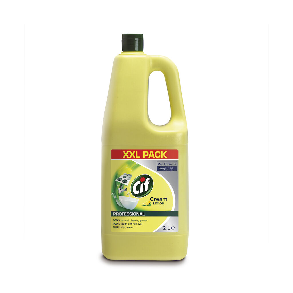 Cif Pro Formula Cream Lemon 2L - mleczko do czyszczenia mocno zabrudzonych powierzchni