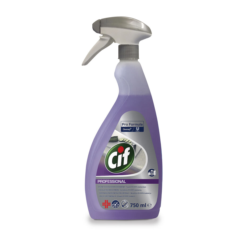 Cif Pro Formula 2in1 Cleaner Disinfectant 0.75L - preparat myjąco-dezynfekujący
